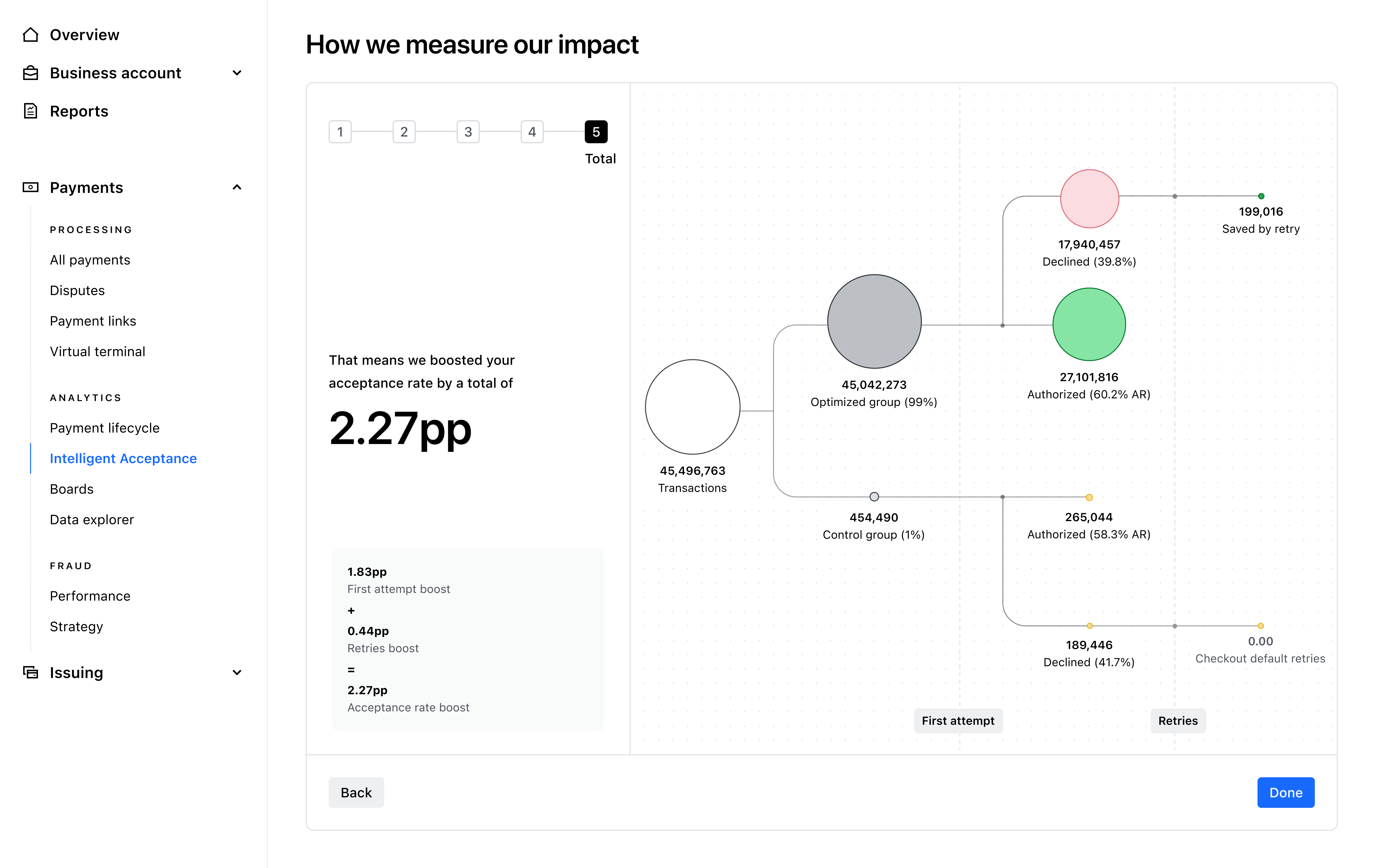 Boost calculation walkthrough, step 10 – Light mode